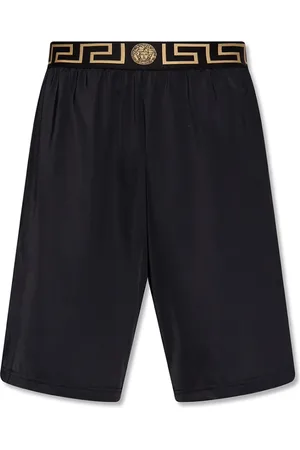 VERSACE Korte broeken, Heren, Zwart, XS, Casual shorts