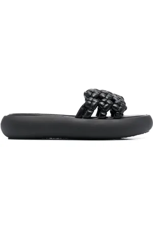 vic matiè Schoenen, Dames, Zwart, 37 1/2 EU, Zwarte Sandalen met 4.0cm Hak