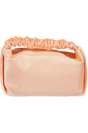 Alexander Wang Tassen, Dames, Oranje, ONE Size, Faded Neon Scrunchie Mini Tas