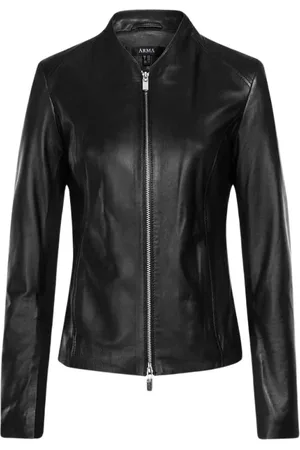 arma leder Jassen, Dames, Zwart, M, Leer, Stevie Jas