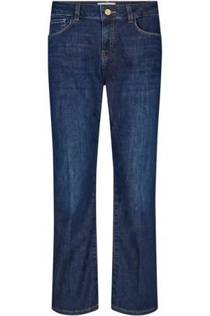 Mos Mosh Jeans, Dames, Blauw, W24, Klassieke Straight Jeans voor Vrouwen