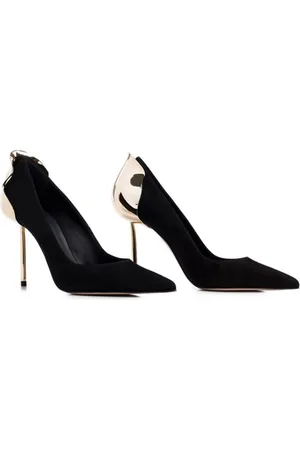 LE SILLA Schoenen, Dames, Zwart, 40 EU, Suède, Suède Hoge Hakken, Klassiek Zwart