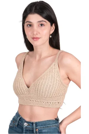Vince Tops, Dames, , M, Intricate Gehaakte Bralette Top