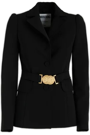 Moschino Jassen, Dames, Zwart, M, Sportjas