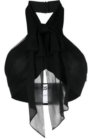 Moschino Tops, Dames, Zwart, S, Zwarte top