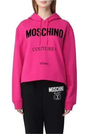Moschino Sweatshirts & Hoodies, Dames, Roze, M, Luxe en comfortabele hoodie voor vrouwen