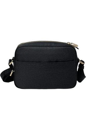 Borbonese Tassen, Dames, Zwart, ONE Size, Nylon, Kleine Camera Case Schoudertas