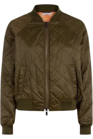 Vince Jassen, Dames, Groen, S, Nylon, Gewatteerde Shell Bomberjack