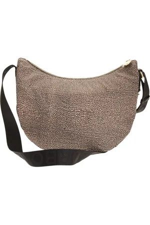 Borbonese Tassen, Dames, , ONE Size, Luna Bag Middle - Stijlvolle schoudertas voor de moderne vrouw