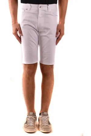 Moschino Korte broeken, Heren, Wit, S, Denim, Bermuda-eilanden Denim Shorts