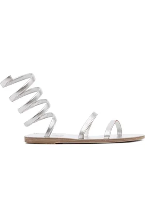 Ancient Greek Sandals Schoenen, Dames, Grijs, 41 EU, Zomerse Instap Sandalen