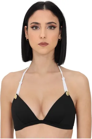 Moschino Badkleding, Dames, Zwart, M, Luxe Zwarte Bikinitop voor Vrouwen