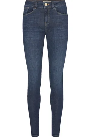 Mos Mosh Jeans, Dames, Blauw, W28, Katoen, Stijlvolle en tijdloze skinny jeans voor vrouwen