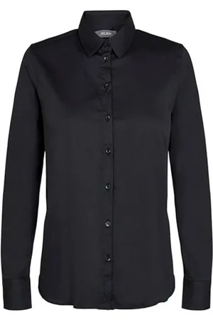 Mos Mosh Blouses & Shirts, Dames, Zwart, S, Stijlvolle Martina Shirt