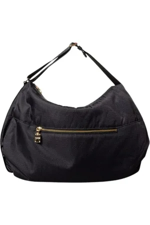 Borbonese Tassen, Dames, Zwart, ONE Size, Wol, Cloudette Grote Handtas