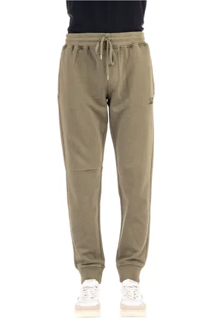 C.P. Company Broeken, Heren, Groen, S, Katoen, Groene Broek met Trekkoord
