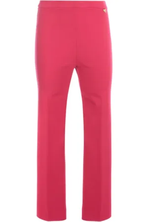 Twin-Set Broeken, Dames, Rood, S, Chique en Comfortabele Kersenbroek