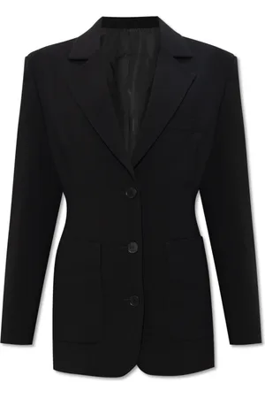 Lanvin Jassen, Dames, Zwart, S, Wol, Wollen Blazer