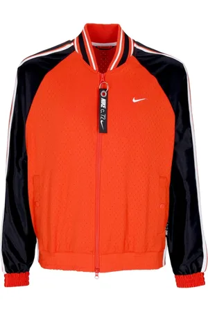 Nike Jassen, Heren, Veelkleurig, M, Premium Basketball Jack - Rood/Zwart/Wit