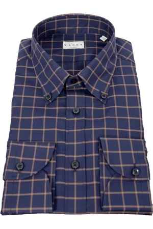 Xacus Overhemden, Heren, Blauw, 2Xl, Katoen, Heren Tailor Katoenen Overhemd