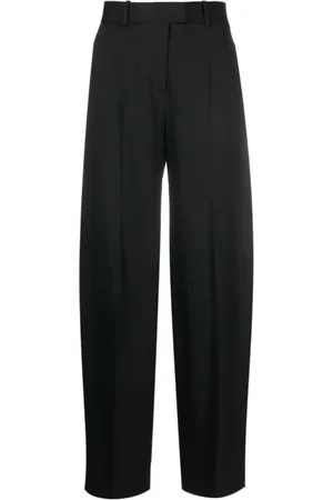 The Attico Broeken, Dames, Zwart, M, 237Wcp 43-W041 Cropped Broek