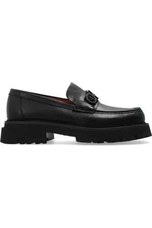Salvatore Ferragamo Schoenen, Heren, Zwart, 40 1/2 EU, Leer, Florian Loafers