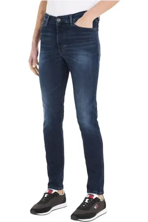 Tommy Hilfiger Jeans, Heren, Blauw, W32 L32, Katoen, Simon Skinny Jeans
