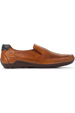 Pikolinos Schoenen, Heren, Bruin, 45 EU, Leer, Met de hand gestikte leren loafer voor heren