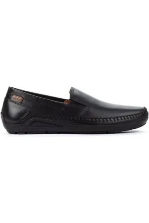 Pikolinos Schoenen, Heren, Zwart, 41 EU, Leer, Met de hand gestikte leren instapper voor heren