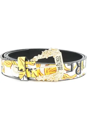 VERSACE Accessoires, Dames, Veelkleurig, 80 CM, Multikleur Dames Riem