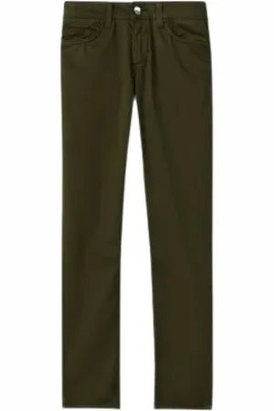 Liu Jo Jeans, Dames, Groen, W30, Katoen, Skinny Monroe Katoenen Broek