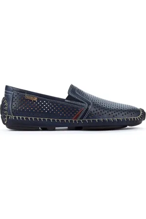 Pikolinos Schoenen, Heren, Blauw, 39 EU, Leer, Klassieke Jerez Loafer