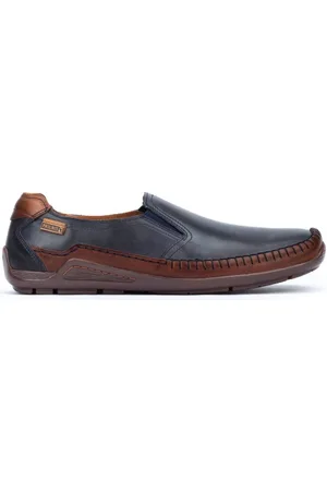 Pikolinos Schoenen, Heren, Blauw, 43 EU, Leer, Stijlvolle Azores Loafer voor Heren