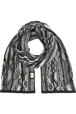 Carlo Colucci Accessoires, Heren, Grijs, ONE Size, Edizione Strickschal Corapi - Unieke en Onconventionele Winter Sjaals