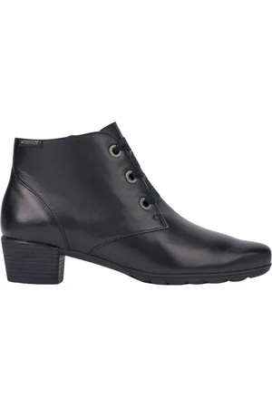 Mephisto Schoenen, Dames, Zwart, 37 EU, Leer, Zwarte Enkellaars voor Dames - Isabella