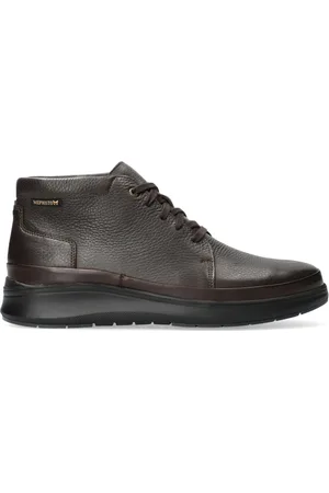 Mephisto Schoenen, Heren, Bruin, 44 EU, Leer, Donkerbruine Leren Heren Enkellaars