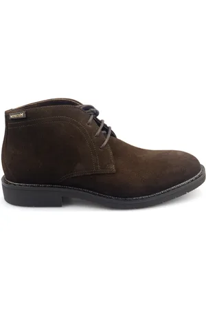 Mephisto Schoenen, Heren, Bruin, 40 EU, Suède, Donkerbruine Suède Herenlaarzen