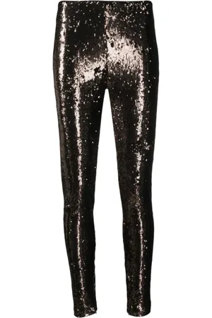 GENNY Broeken, Dames, Grijs, S, Pailletten, Pailletten Grijze Leggings
