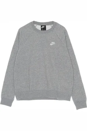 Nike Sweatshirts & Hoodies, Dames, Grijs, L, Katoen, Essential Fleece Crewneck Sweatshirt