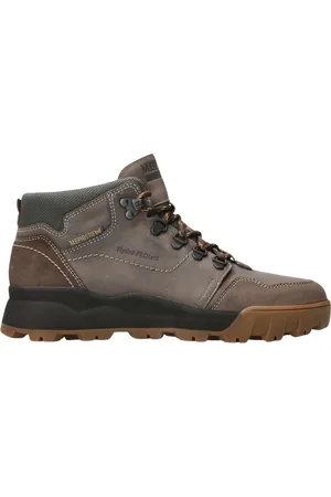 Mephisto Schoenen, Heren, Grijs, 42 EU, Leer, Donkergrijze Nubuck Herenlaarzen