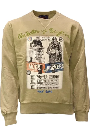 BOB der Bär Sweatshirts & Hoodies, Heren, , M, Katoen, Brighton Battle Trui met Ronde Hals