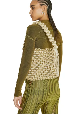 Isa Boulder Tassen, Dames, Geel, ONE Size, Nylon, Mini Vissers Schoudertas