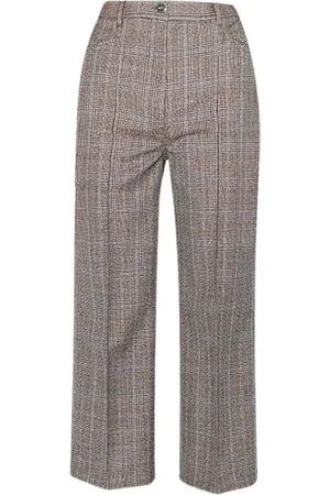 BARBARA BUI Broeken, Dames, Bruin, S, Wol, Wollen Broek