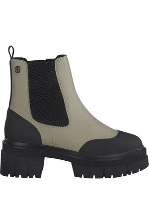 QS by s.Oliver Schoenen, Dames, Groen, 38 EU, Enkellaarsjes