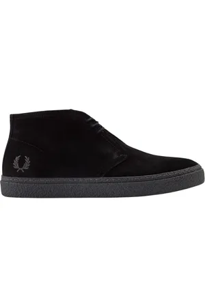 Fred Perry Schoenen, Heren, Zwart, 44 EU, Leer, Hawley Suede Desert Boots