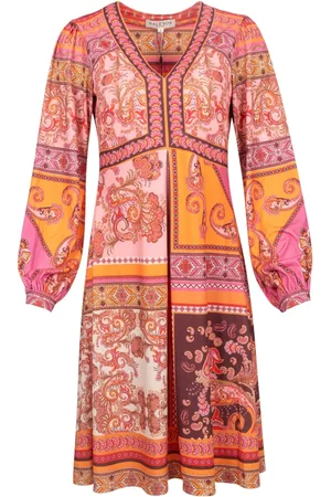 Hale Bob Kleedjes, Dames, Veelkleurig, S, Polyester, Roze Jurk - Oranje