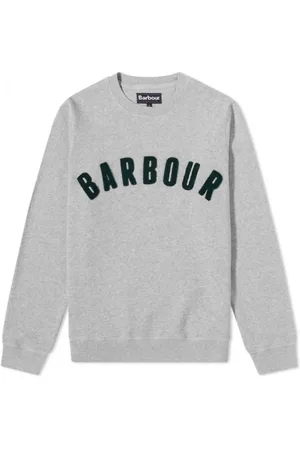 Barbour Sweatshirts & Hoodies, Heren, Grijs, XL, Katoen, Vintage Logo Crew Sweatshirt