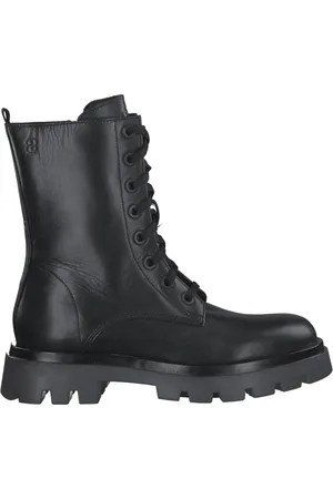 QS by s.Oliver Schoenen, Dames, Zwart, 38 EU, Leer, Enkellaarsjes