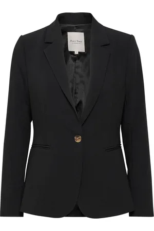 Part Two Jassen, Dames, Zwart, 2Xs, Polyester, Klassieke zwarte blazer