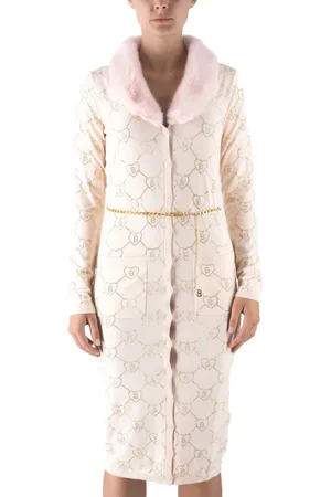 Blugirl Kleedjes, Dames, , S, Gebreide Jurk met Cardigan Makeup
